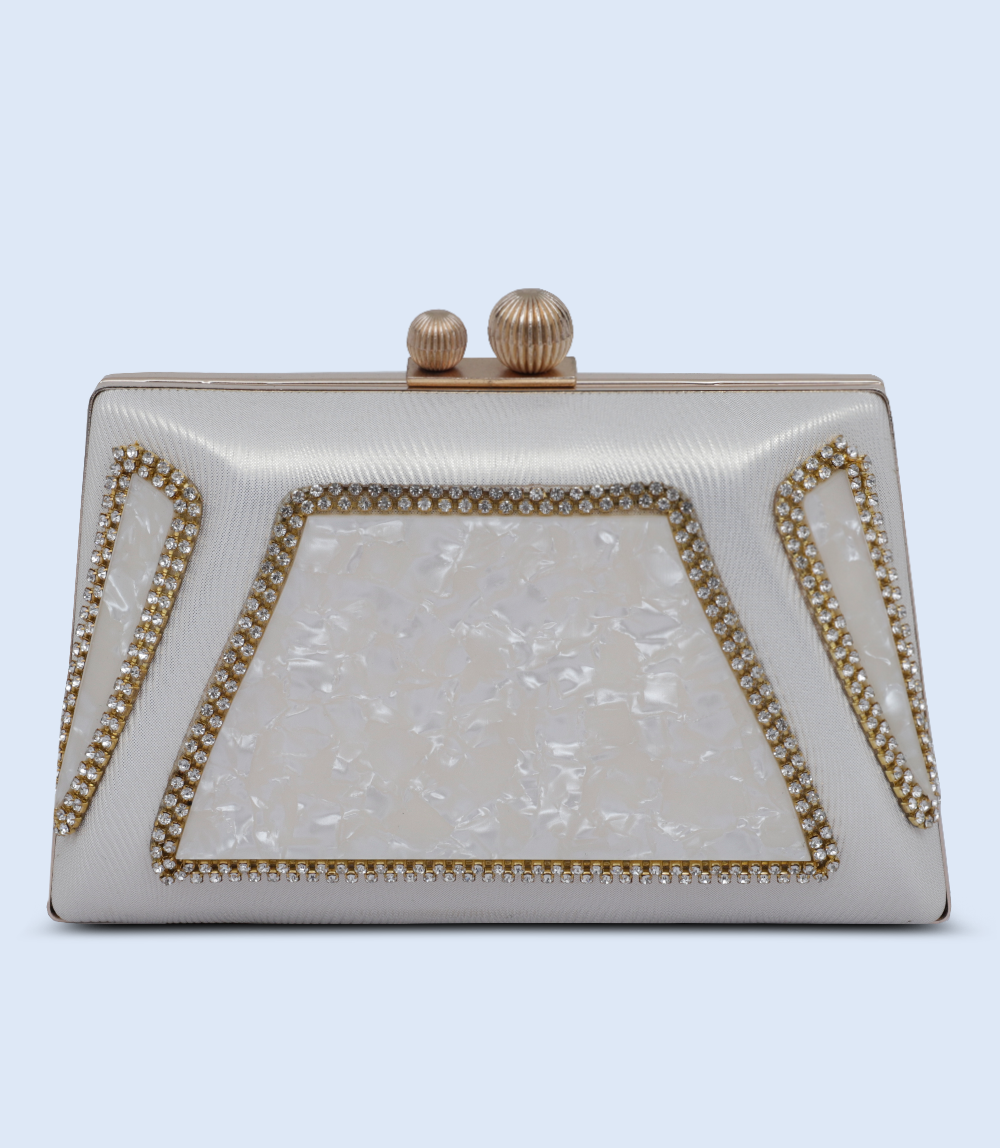 WB2503-PEARL-Women Snazzy Clutch