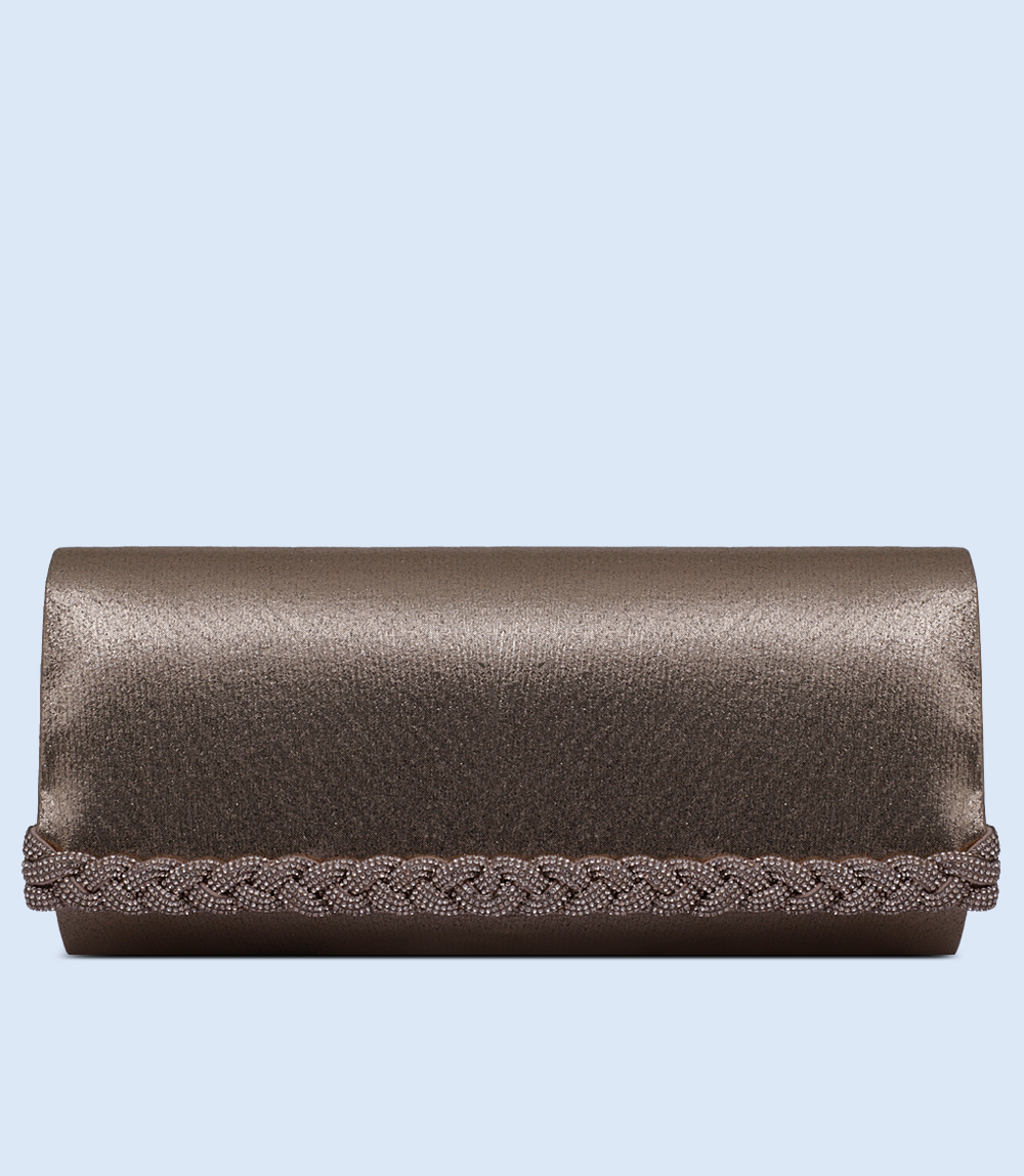 WB2506-CHAMPAGNE-Women Snazzy Clutch