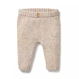 Wilson & Frenchy Knitted Legging - Almond Fleck