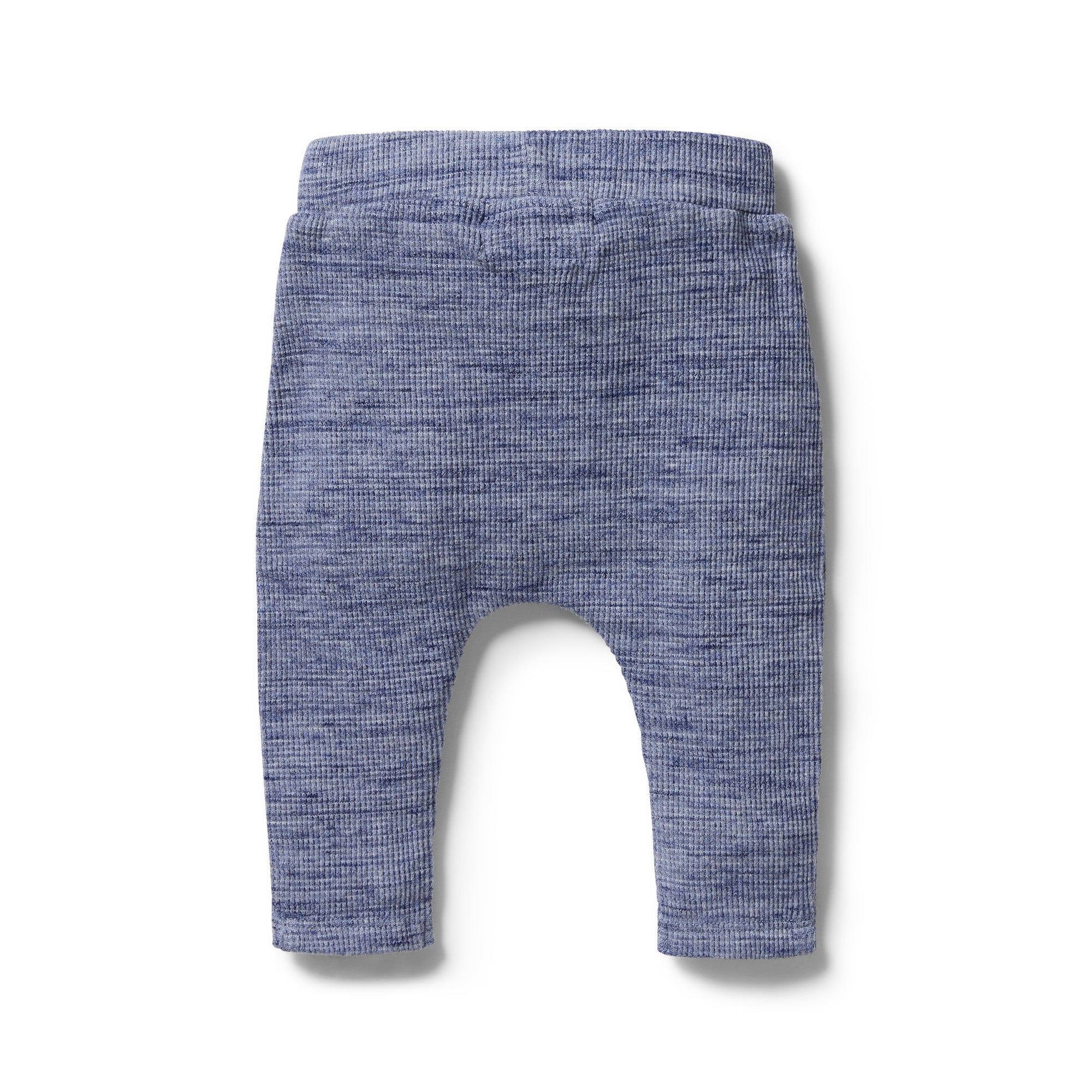 Wilson & Frenchy Organic Waffle Slouch Pant - Blue Fleck