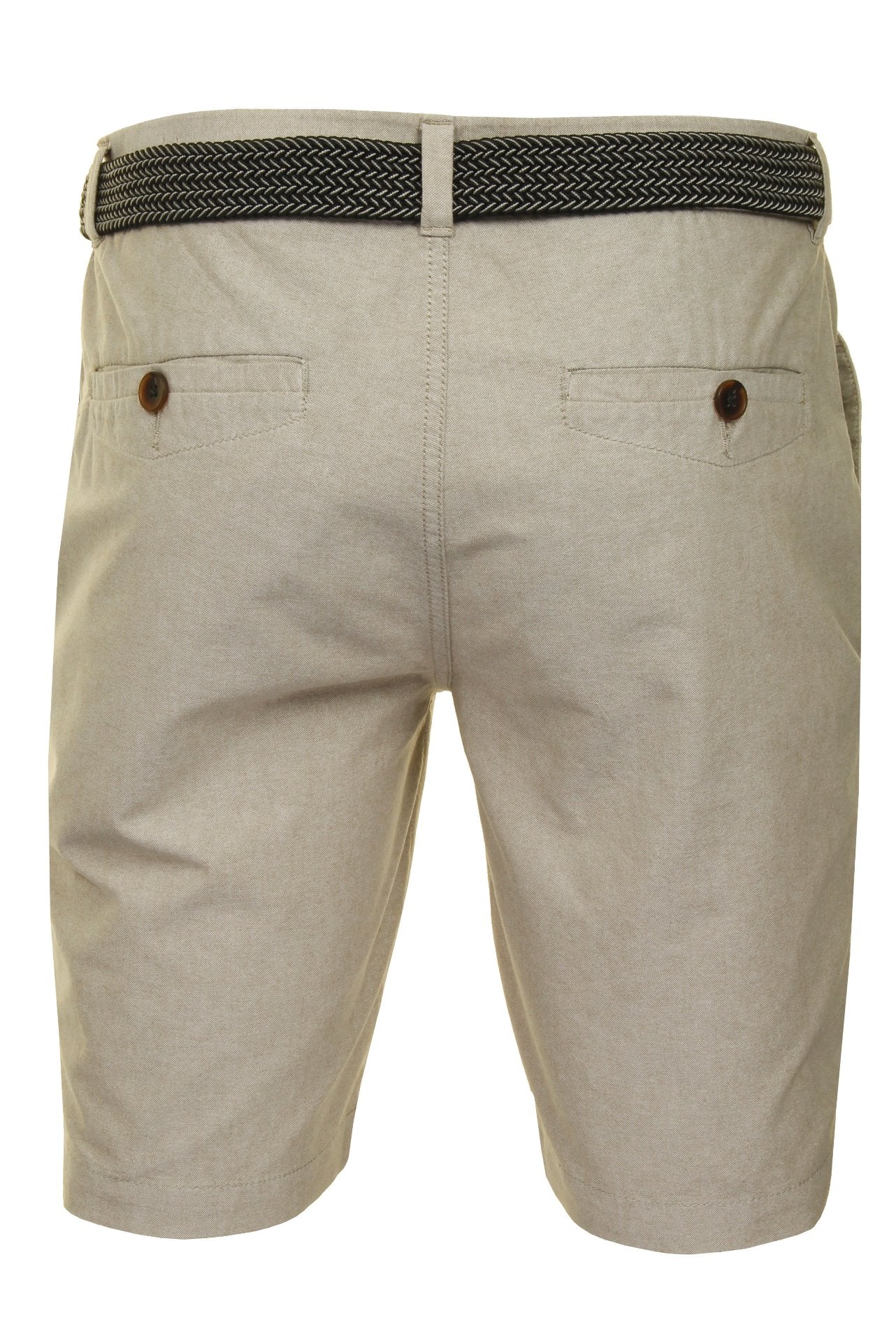 Xact Mens Oxford Chino Shorts with Belt