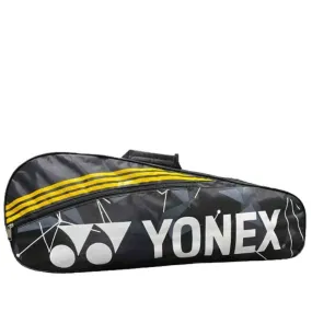 YONEX SUNR 2225 BT5 Badminton Kit Bag (Black/Yellow)